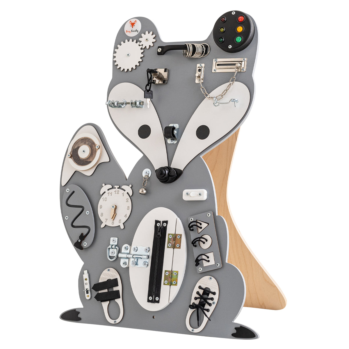 Foxy Family BusyBoard - Montessori BusyBoard