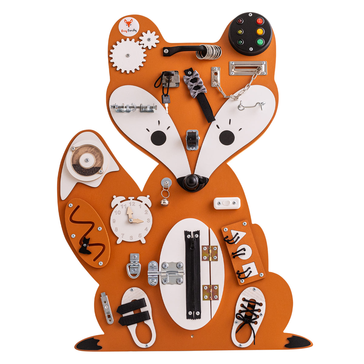 Foxy Family BusyBoard - Montessori BusyBoard