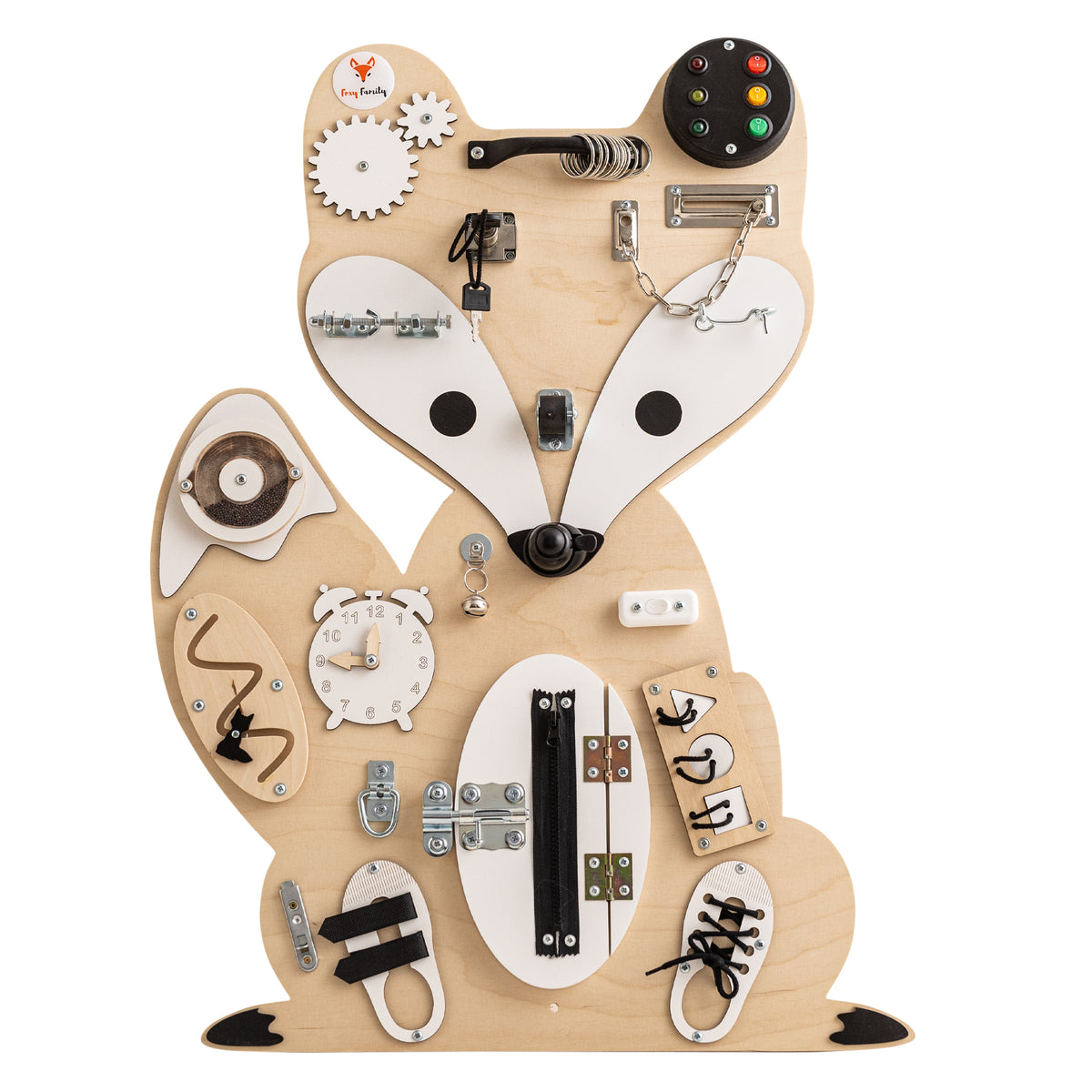 Foxy Family BusyBoard - Montessori BusyBoard