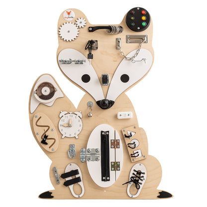 Foxy Family BusyBoard - Montessori BusyBoard