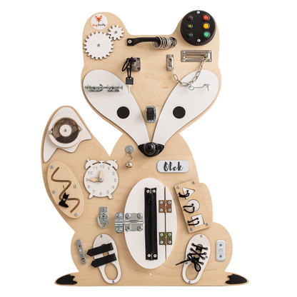 Foxy Family BusyBoard - Montessori BusyBoard