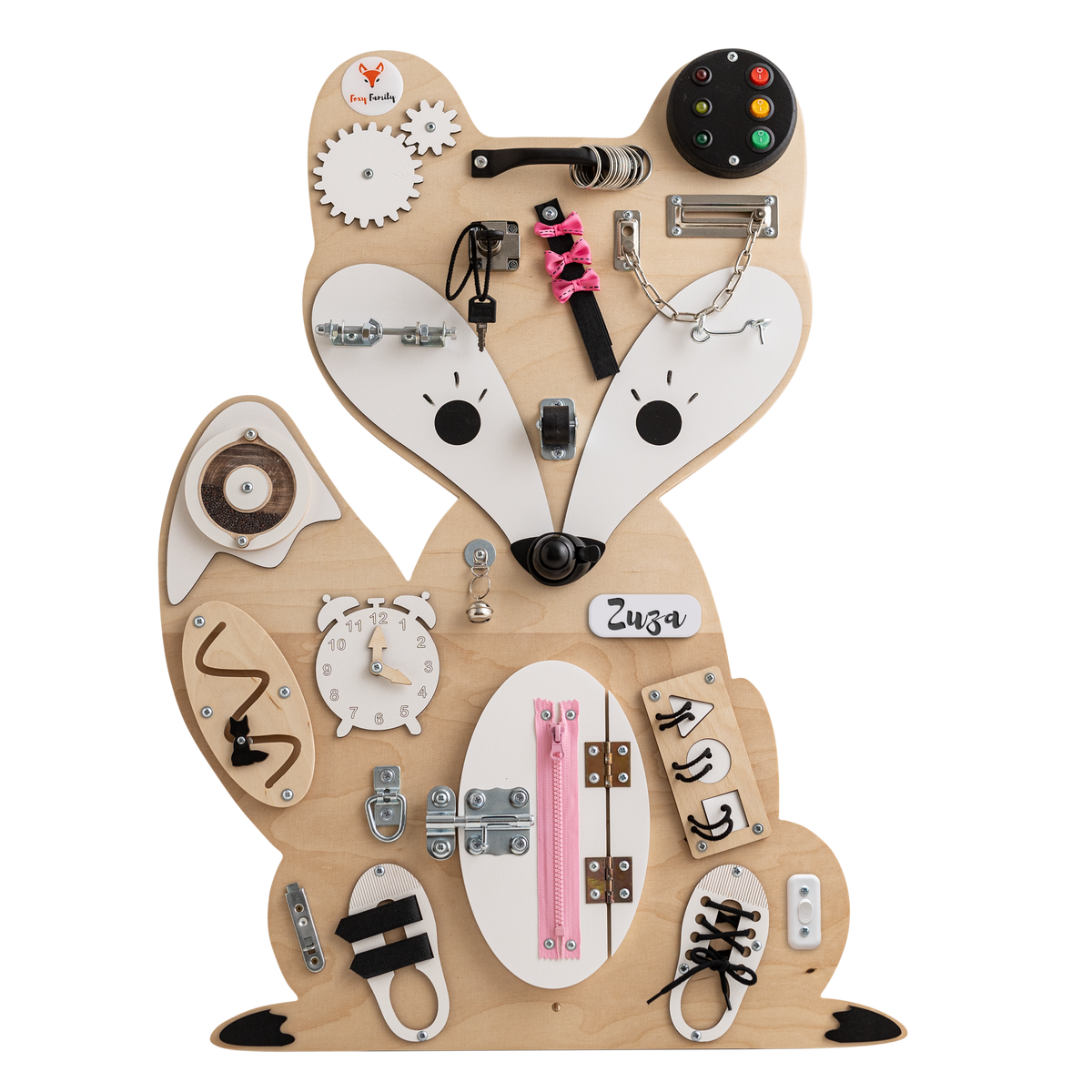 Foxy Family BusyBoard - Montessori BusyBoard