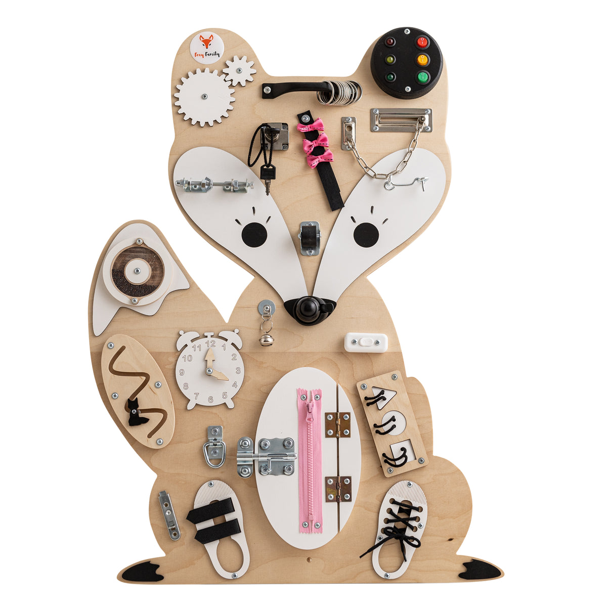 Foxy Family BusyBoard - Montessori BusyBoard