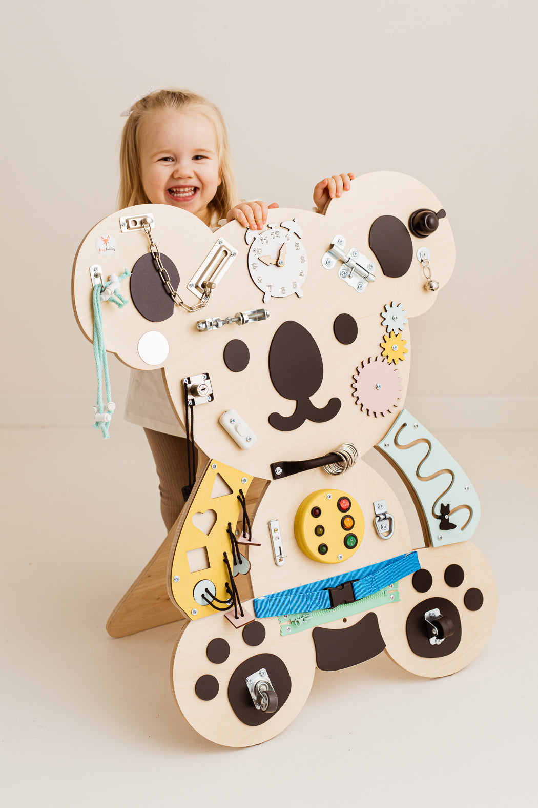 Foxy Family BusyBoard - Montessori BusyBoard