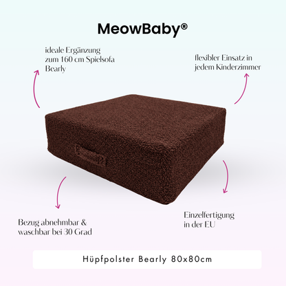 MeowBaby Hüpfpolster Bearly - 80x80cm