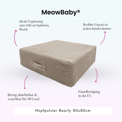 MeowBaby Hüpfpolster Bearly - 80x80cm