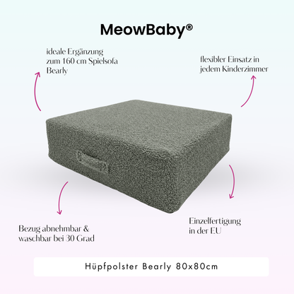 MeowBaby Hüpfpolster Bearly - 80x80cm