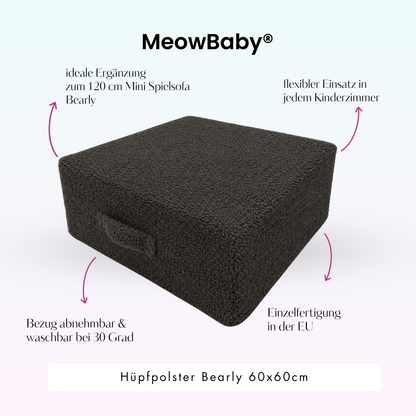 MeowBaby Hüpfpolster Bearly - 60x60cm
