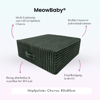 MeowBaby Hüpfpolster Churros - 60x60cm