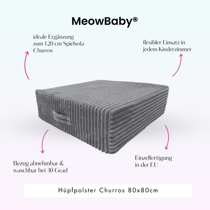 MeowBaby Hüpfpolster Churros - 60x60cm