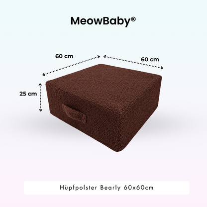 MeowBaby Hüpfpolster Bearly - 60x60cm