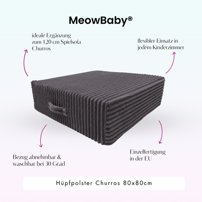 MeowBaby Hüpfpolster Churros - 60x60cm