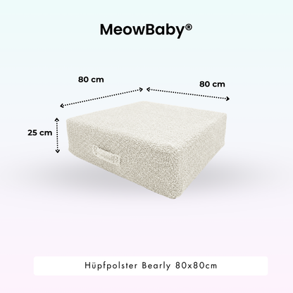 MeowBaby Hüpfpolster Bearly - 80x80cm