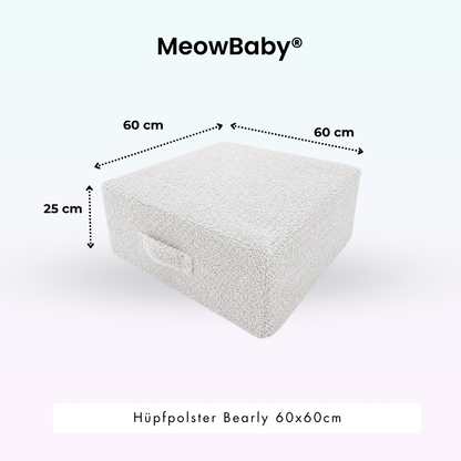 MeowBaby Hüpfpolster Bearly - 60x60cm