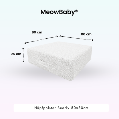 MeowBaby Hüpfpolster Bearly - 80x80cm