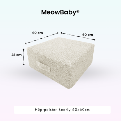 MeowBaby Hüpfpolster Bearly - 60x60cm