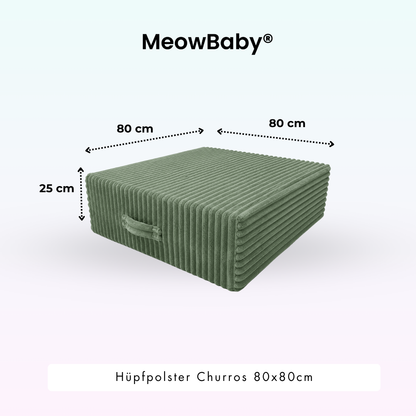 MeowBaby Hüpfpolster Churros - 80x80cm
