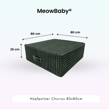 MeowBaby Hüpfpolster Churros - 80x80cm