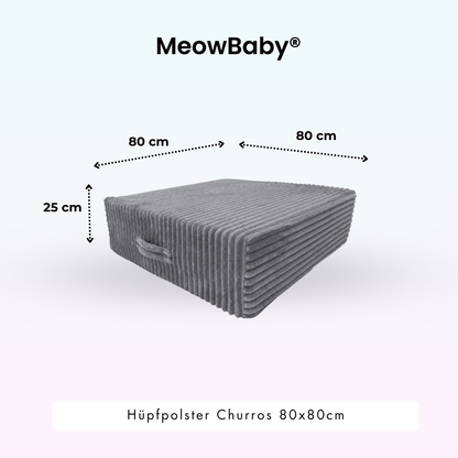 MeowBaby Hüpfpolster Churros - 80x80cm