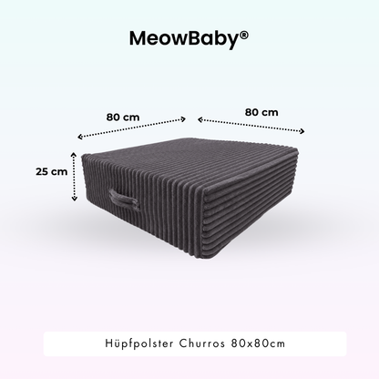MeowBaby Hüpfpolster Churros - 80x80cm