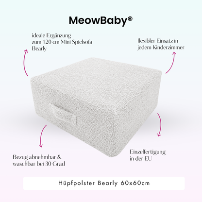 MeowBaby Hüpfpolster Bearly - 60x60cm