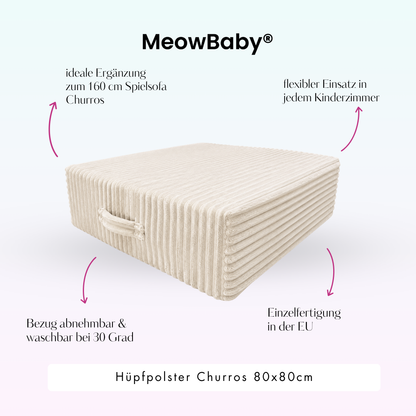 MeowBaby Hüpfpolster Churros - 60x60cm