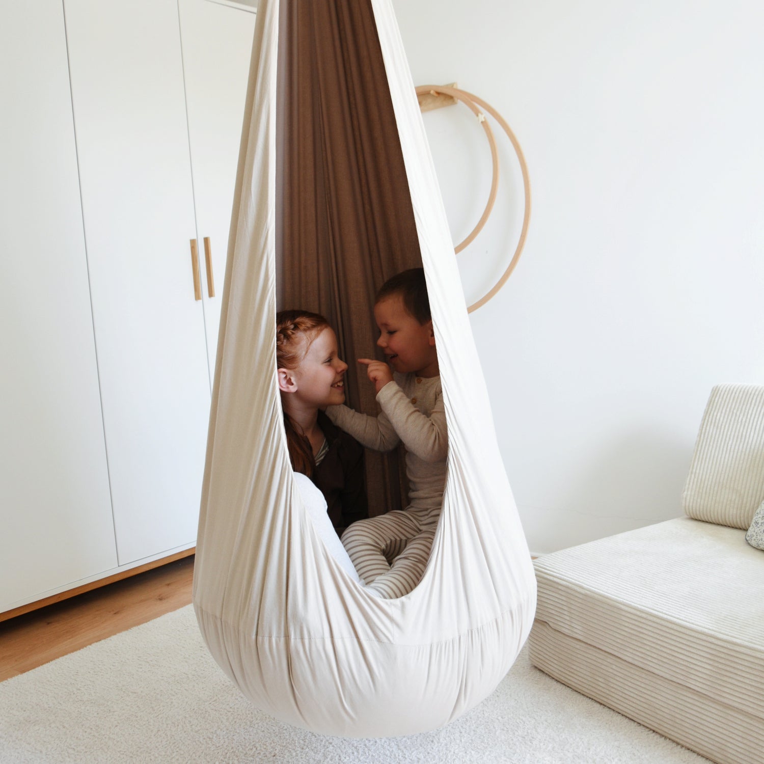 Design4Kids Hängesessel Caramel Marshmallow