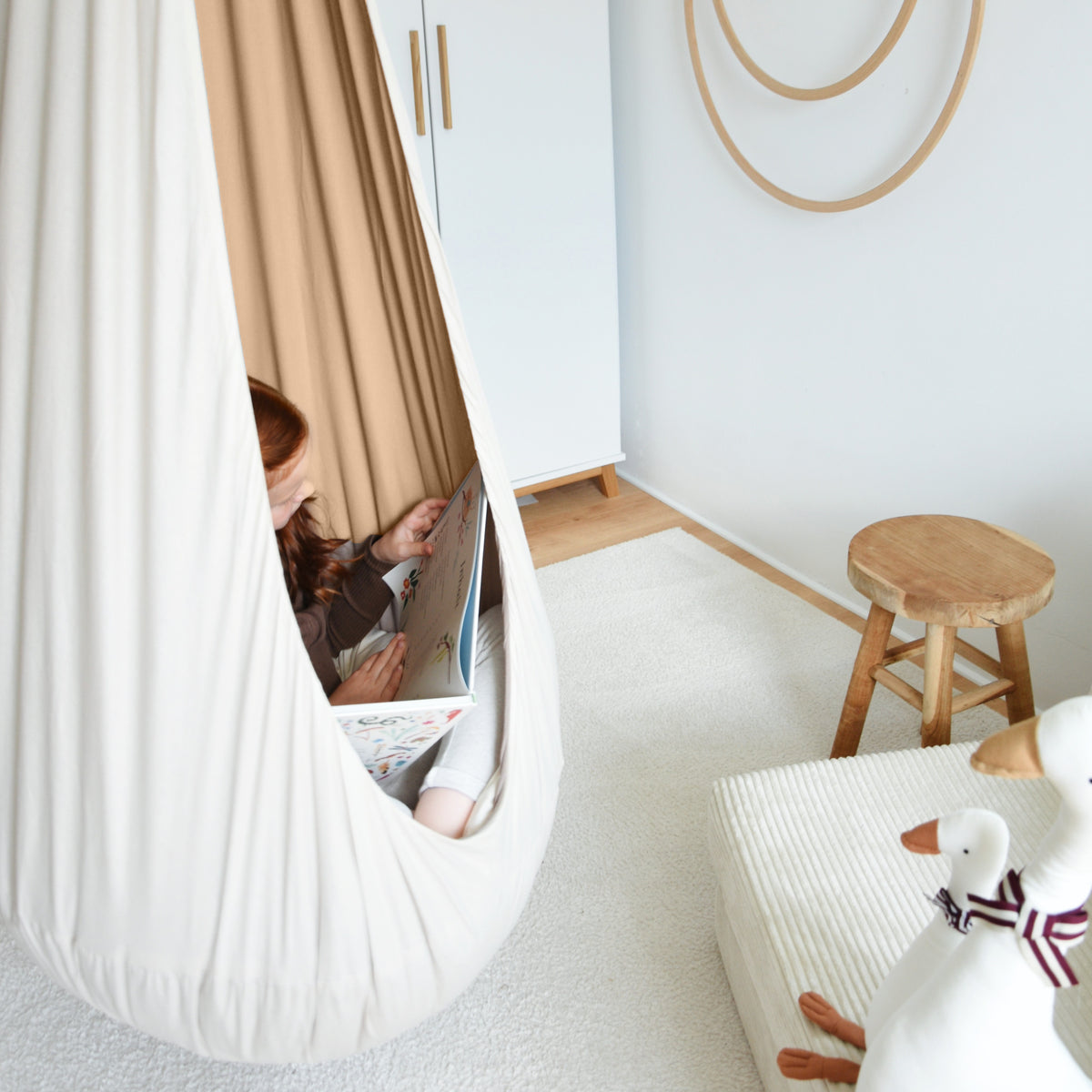 Design4Kids XXL Hängesessel Cocoon Cotton
