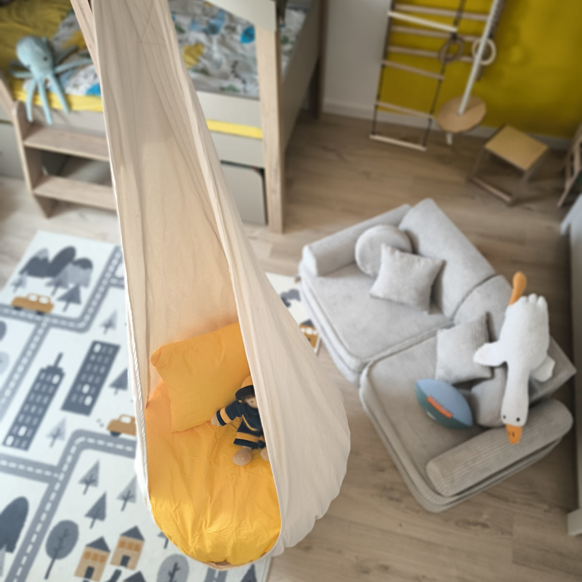 Design4Kids XXL Hängesessel Cocoon Cotton