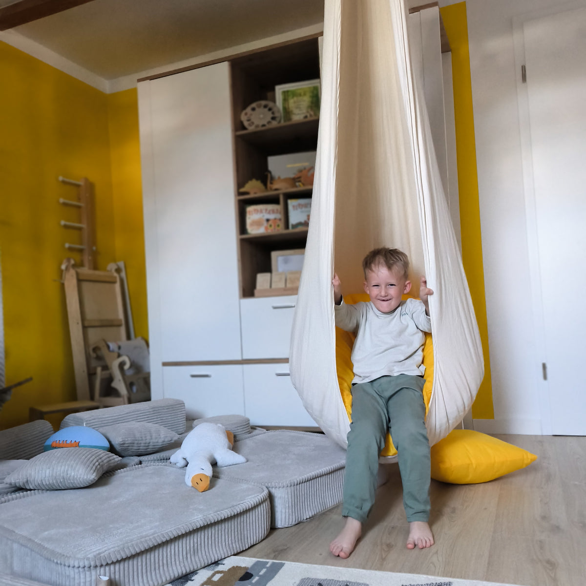 Design4Kids XXL Hängesessel Cocoon Cotton