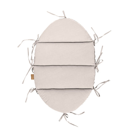 MeowBaby Babynestchen Ästhetik Cord mit geflochtener Bettschlange - Classic Cord Edition
