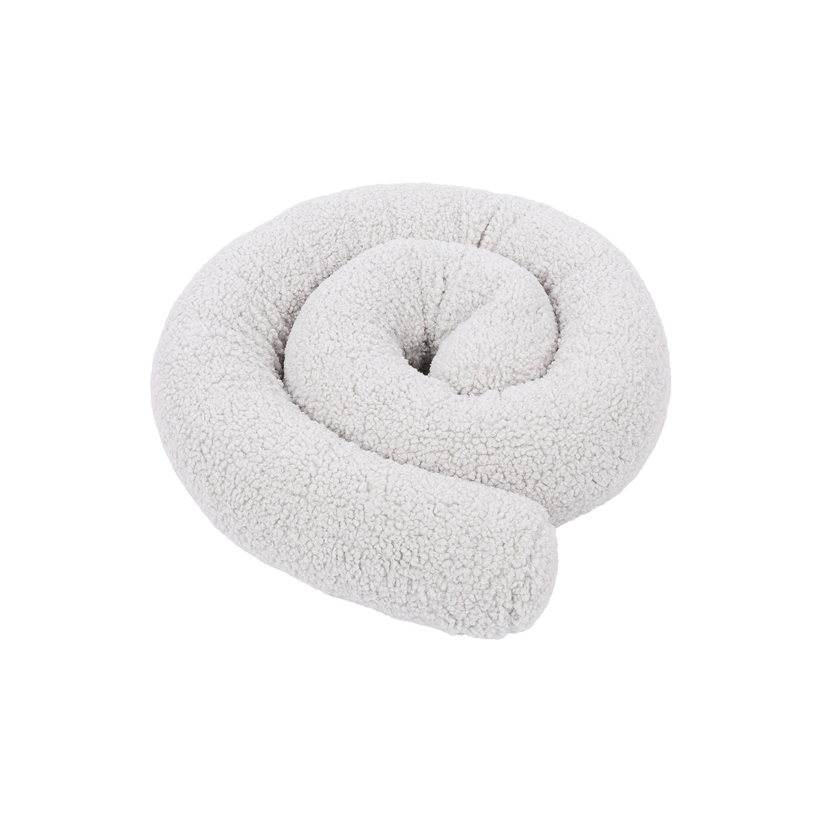 MeowBaby Bed Bumper Bearly, 1.5 m - beige/cream