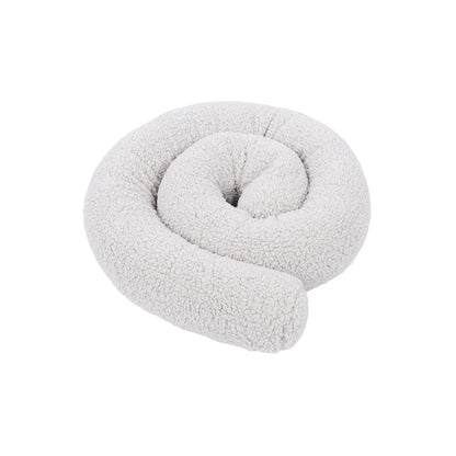 MeowBaby Bed Bumper Bearly, 1.5 m - beige/cream