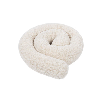 MeowBaby Bed Bumper Bearly, 1.5 m - beige/cream