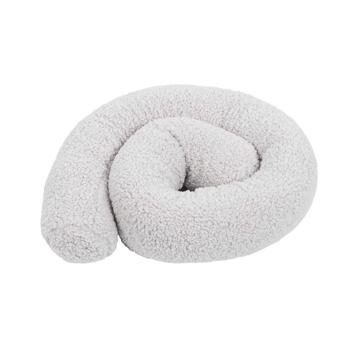 MeowBaby Bed Bumper Bearly, 1.5 m - beige/cream