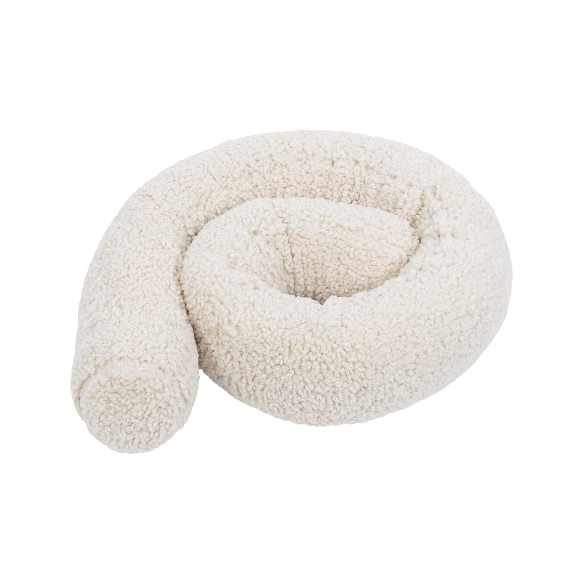 MeowBaby Bed Bumper Bearly, 1.5 m - beige/cream
