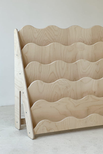 BabyWood Montessori Bookcase WAVE M - Natural