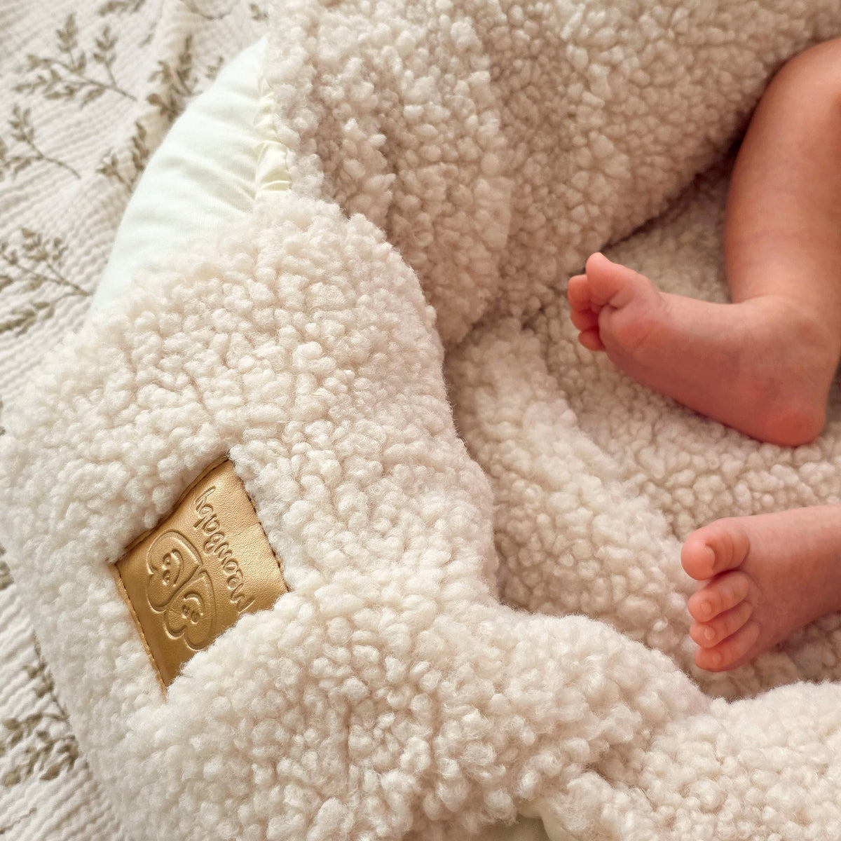 MeowBaby Babynestchen für Neugeborene Bearly – Beige/Creme