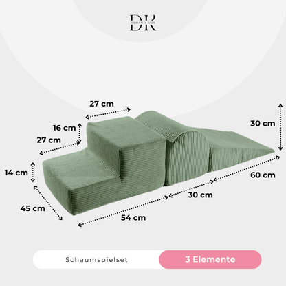 Design4Kids Schaumspielset Jewel Cord mit 3 Elementen