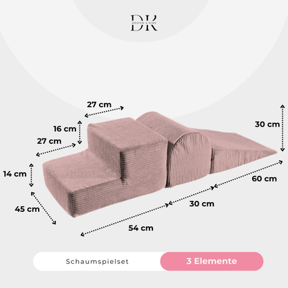 Design4Kids Schaumspielset Jewel Cord mit 3 Elementen