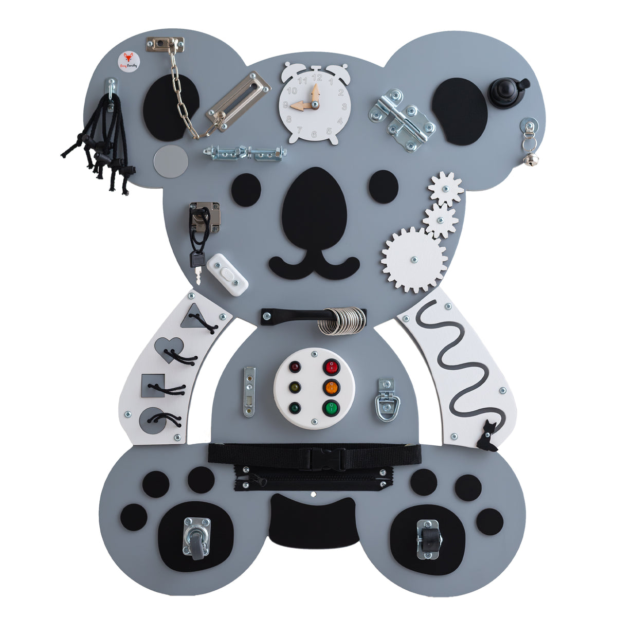 Foxy Family BusyBoard - Montessori BusyBoard