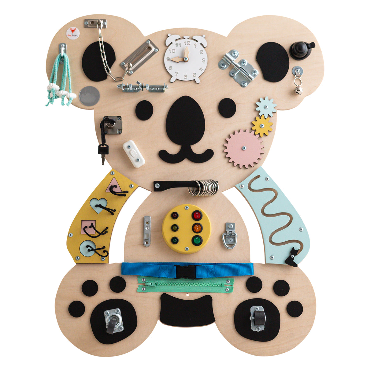 Foxy Family BusyBoard - Montessori BusyBoard