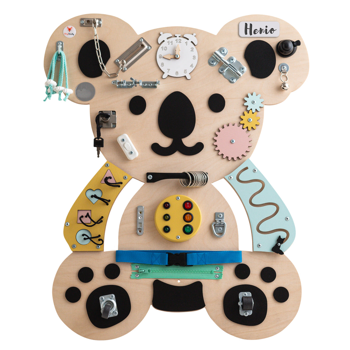 Foxy Family BusyBoard - Montessori BusyBoard