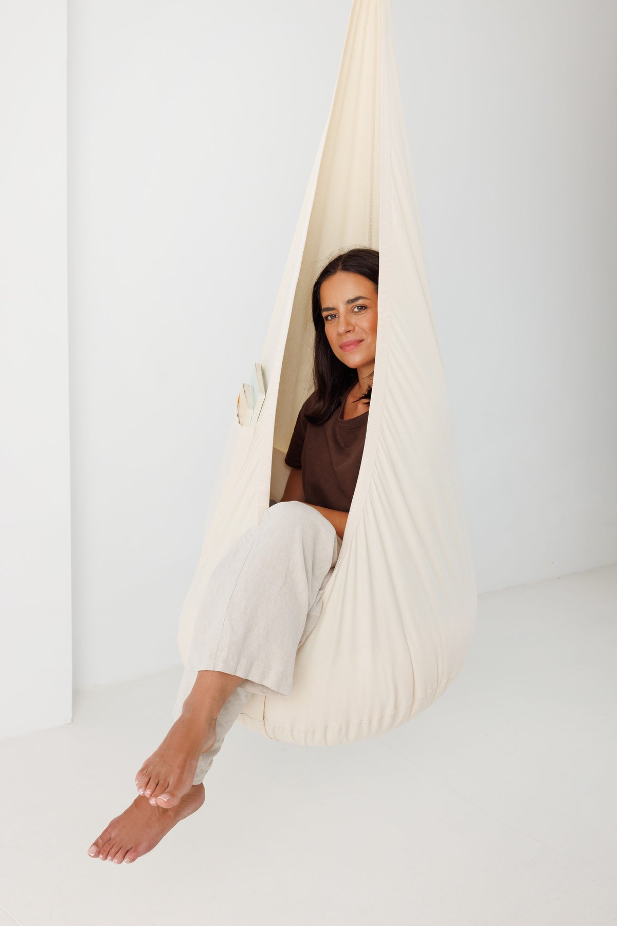 Design4Kids XXL Hanging Chair Cocoon - Marshmallow - Beige
