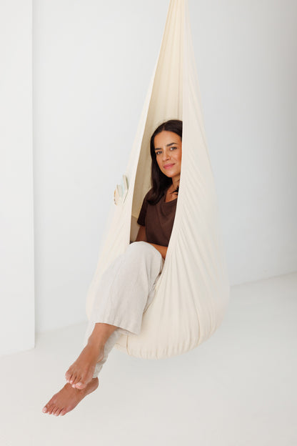 Design4Kids XXL Hanging Chair Cocoon - Marshmallow - Beige