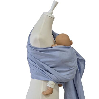 Storchenwiege Hänschenklein RingSling Leinen – Kristallklar