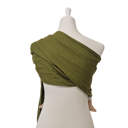 Storchenwiege Hänschenklein RingSling Leinen – Moosgrün