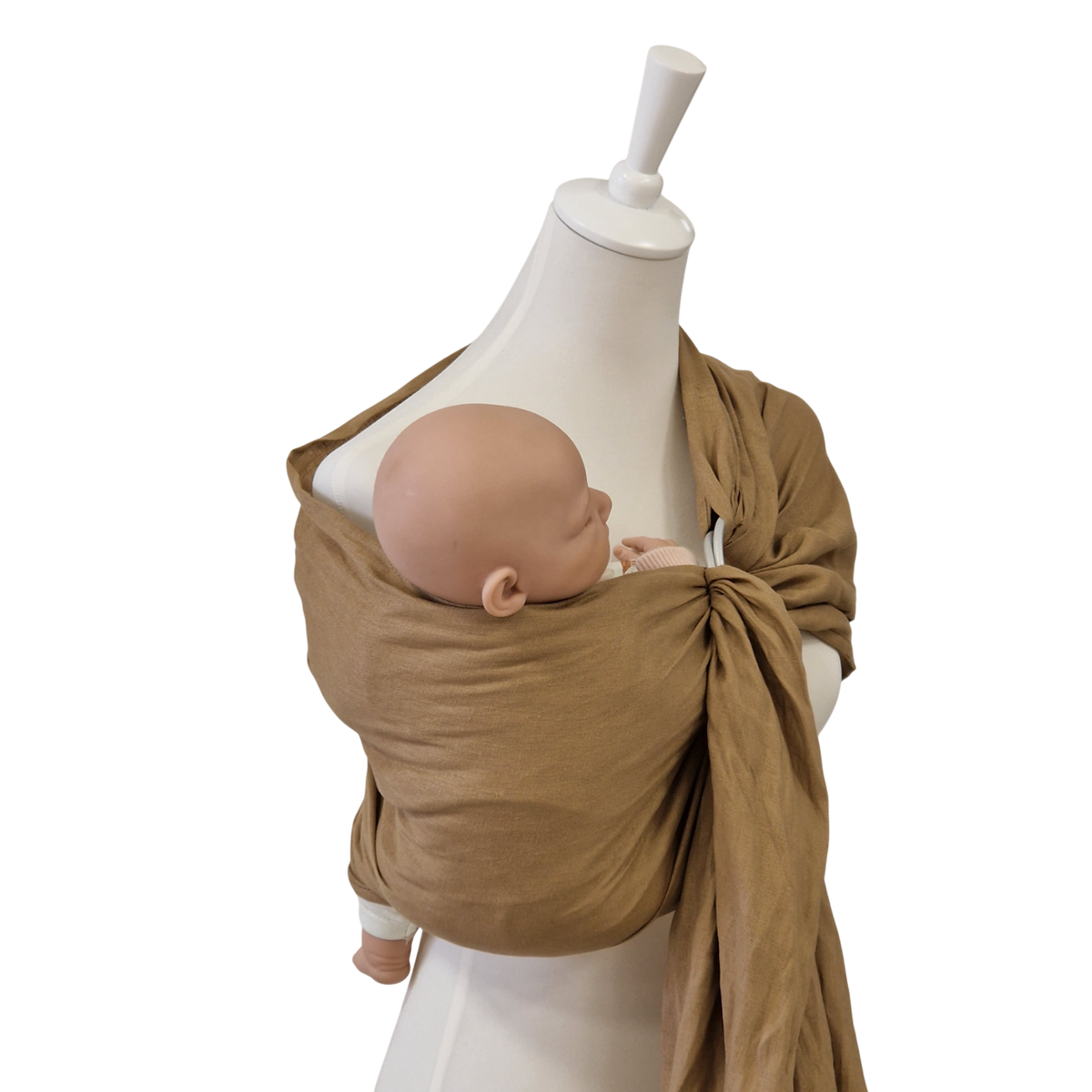 Storchenwiege Hänschenklein RingSling Leinen – Strohgold