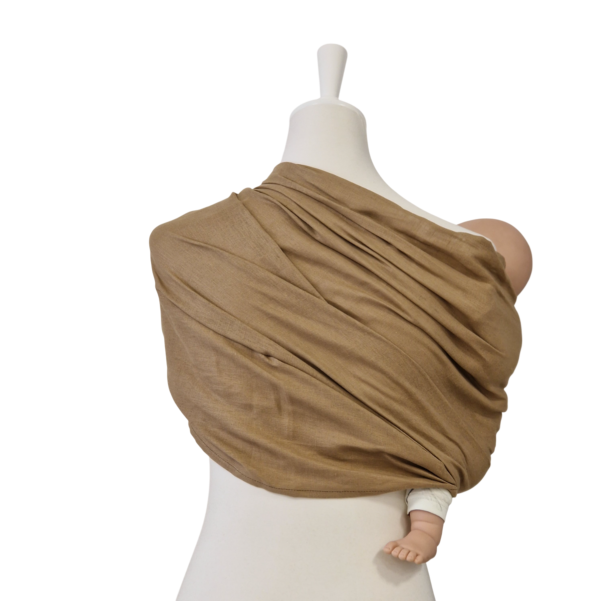 Storchenwiege Hänschenklein RingSling Leinen – Strohgold