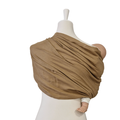 Storchenwiege Hänschenklein RingSling Leinen – Strohgold
